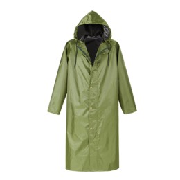 SKRT019 Manufacturer of Rainstorm-proof Knee-high Rain Jacket Hood Design Army Green Zipper Rain Jacket Manufacturer SKRT019 Manufacturer of Rainstorm-proof Knee-high Rain Jacket Hood Design Army Green Zipper Rain Jacket Manufacturer